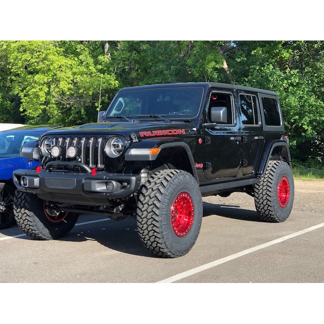 Jeep Wrangler JL / Gladiator JT Slim Smoked DRL Sport/Sport S Fender Chop  Kit with RGB