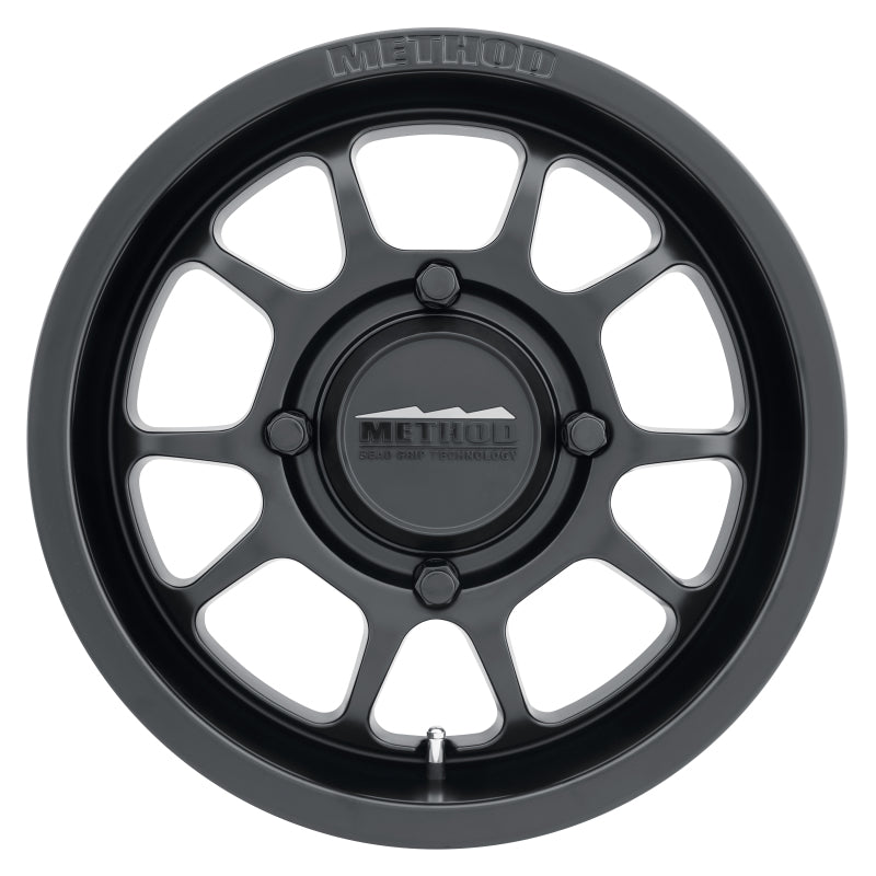 Method MR409 Bead Grip 15x7 / 4+3/13mm Offset / 4x136 / 106.25mm CB Matte Black Wheel