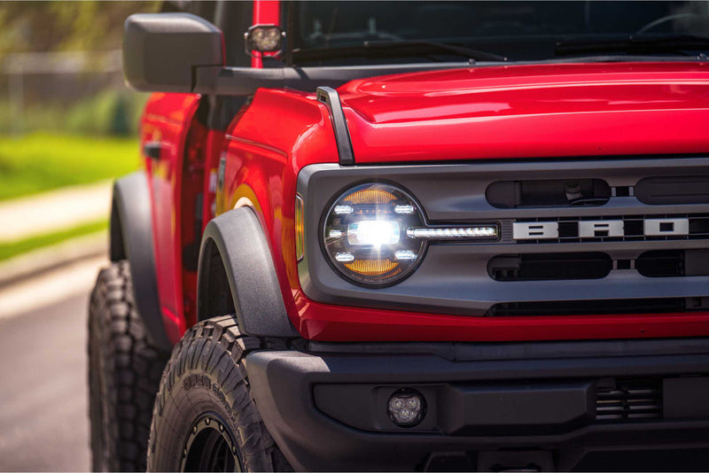 Morimoto XB LED HEADLIGHTS: FORD BRONCO (21+): WHITE DRL