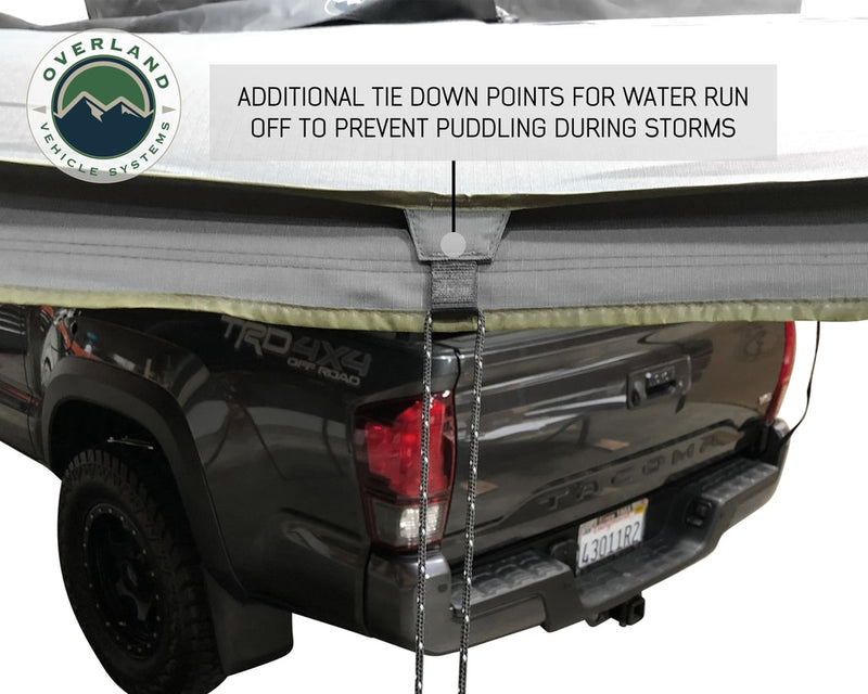 Nomadic Awning 270 Degree - Passenger Side Dark Gray Awning Overland Vehicle Systems