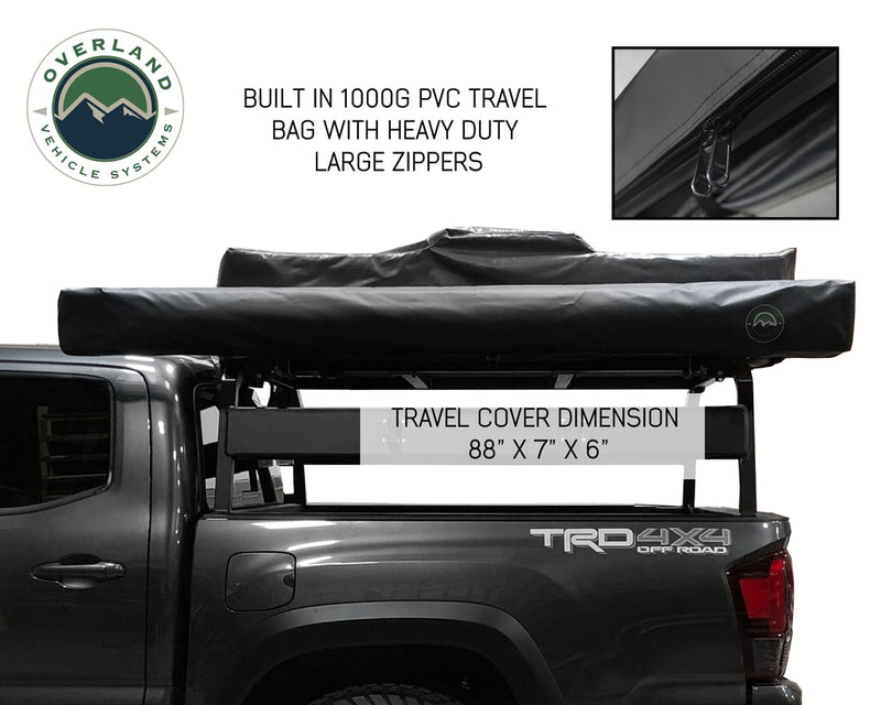 Nomadic Awning 270 Degree - Passenger Side Dark Gray Awning Overland Vehicle Systems