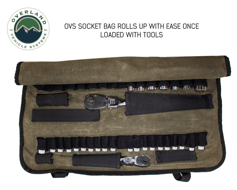 Rolled Socket Organizer Storage Bag -