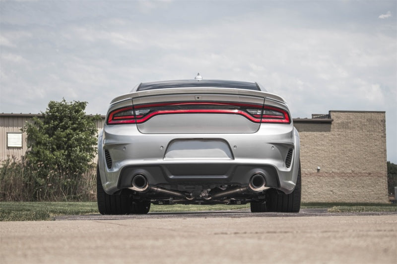 Corsa 15-21 Charger SRT/Hellcat/Redeye 2.75in Valved Catback DRE w/ Single 4.5in Blk PVD Tips