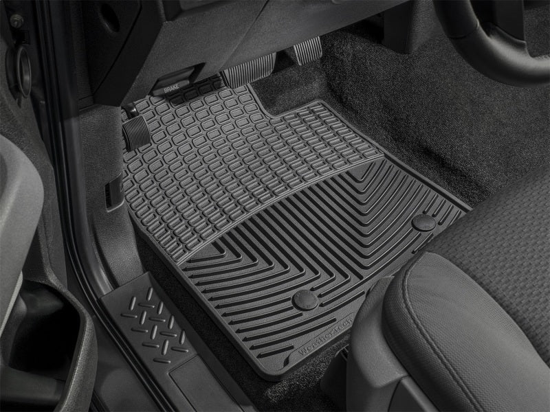 WeatherTech 08-13 Toyota Highlander Front Rubber Mats - Black