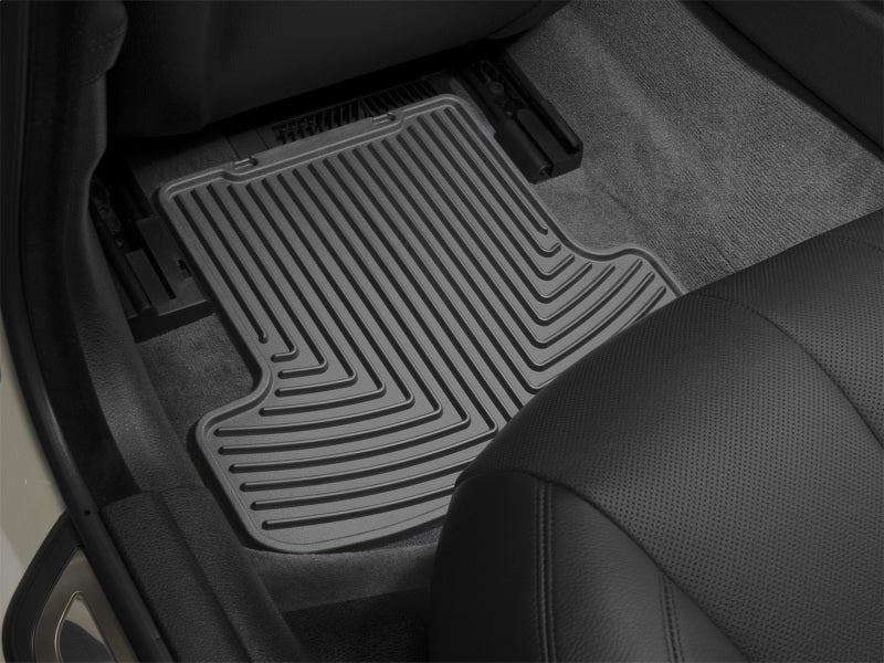 WeatherTech 2019+ Chevrolet Silverado 1500 Rear Rubber Mats - Black