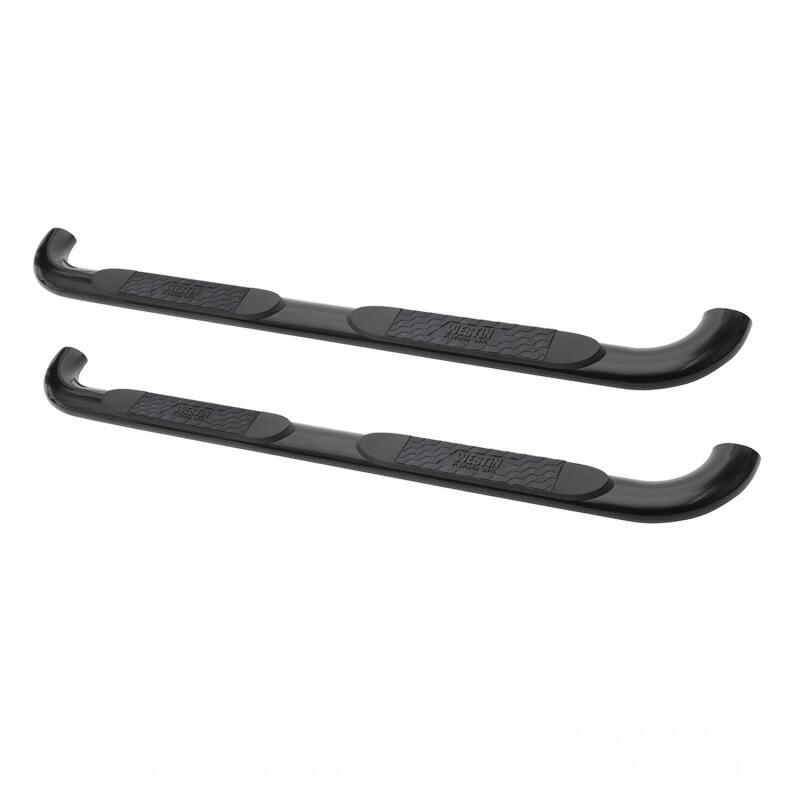 Westin 1999-2013 Chevy Silverado 1500 Crew Cab Platinum 4 Oval Nerf Step Bars - Black