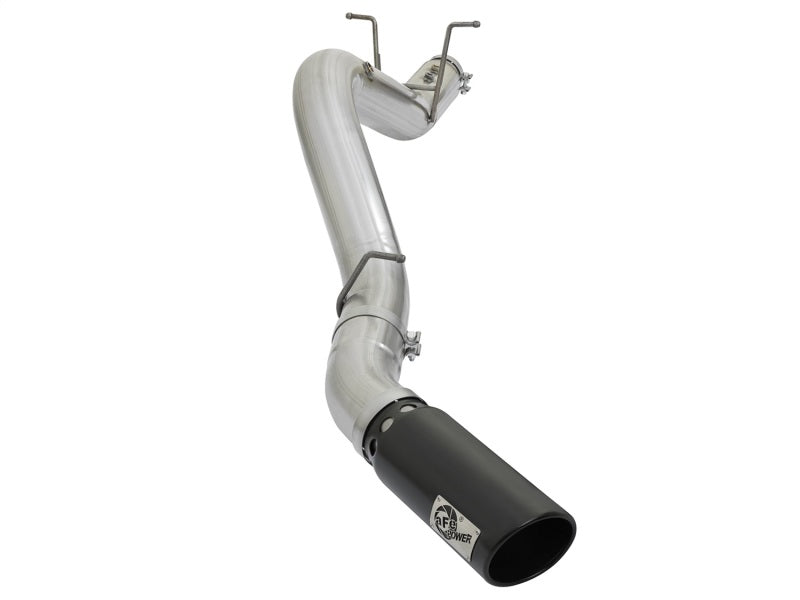 aFe ATLAS 5in DPF-Back Aluminized Steel Exhaust System GM Diesel Trucks 2017 V8 6.6L (td) L5P