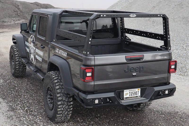 LOD OFFROAD JT Black Ops Bed Rack