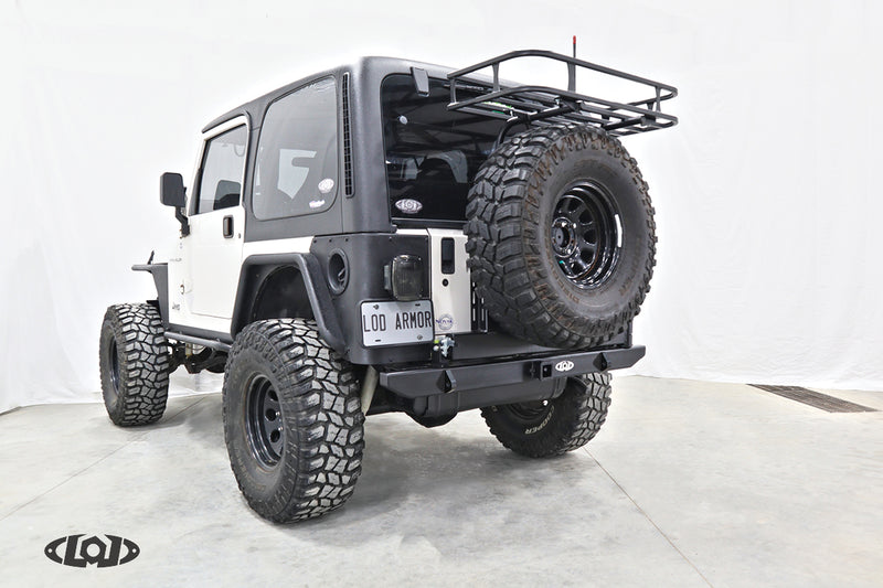 LoD Offroad TJ/LJ/YJ Destroyer Expedition Series Rear Bumper w/Tire Carrier