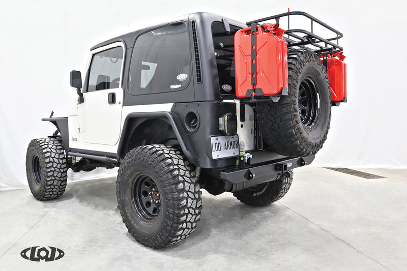 LoD Offroad TJ/LJ/YJ Destroyer Expedition Series Rear Bumper w/Tire Carrier