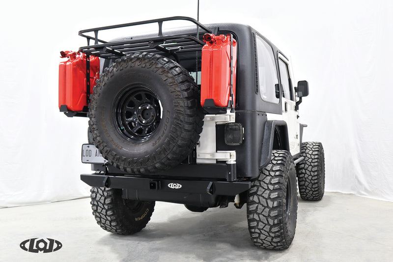 LoD Offroad TJ/LJ/YJ Destroyer Expedition Series Rear Bumper w/Tire Carrier