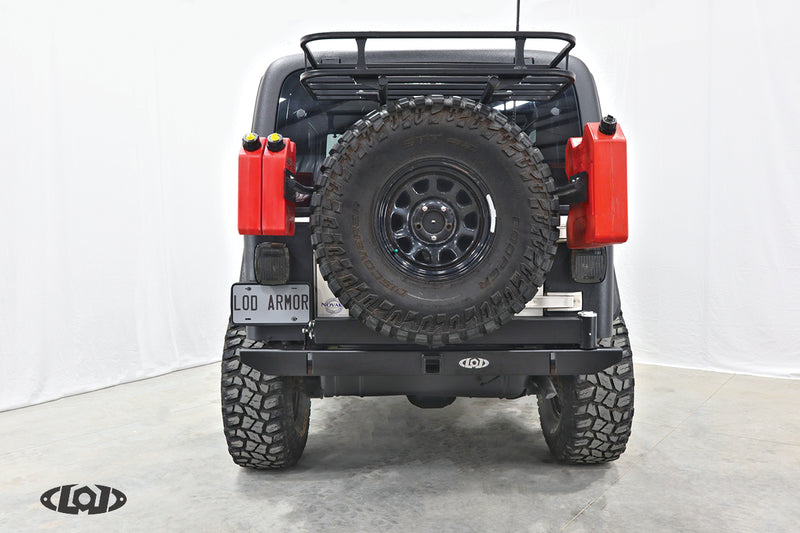 LoD Offroad TJ/LJ/YJ Destroyer Expedition Series Rear Bumper w/Tire Carrier