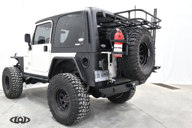 LoD Offroad TJ/LJ/YJ Destroyer Expedition Series Rear Bumper w/Tire Carrier