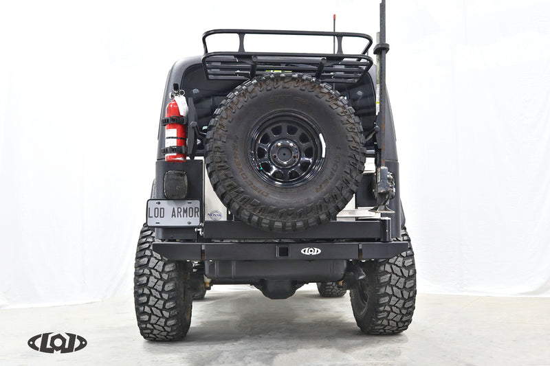 LoD Offroad TJ/LJ/YJ Destroyer Expedition Series Rear Bumper w/Tire Carrier