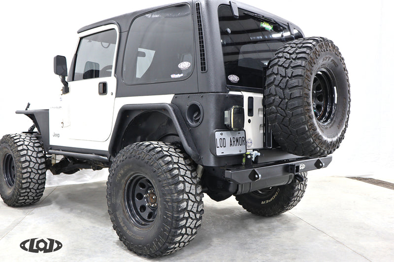 LoD Offroad TJ/LJ/YJ Destroyer Expedition Series Rear Bumper w/Tire Carrier