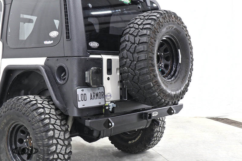 LoD Offroad TJ/LJ/YJ Destroyer Expedition Series Rear Bumper w/Tire Carrier