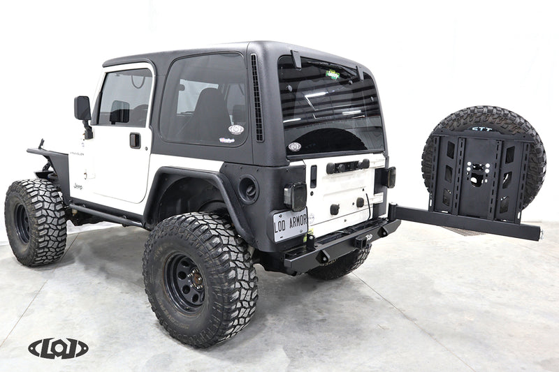 LoD Offroad TJ/LJ/YJ Destroyer Expedition Series Rear Bumper w/Tire Carrier