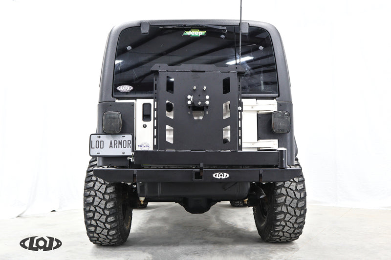 LoD Offroad TJ/LJ/YJ Destroyer Expedition Series Rear Bumper w/Tire Carrier