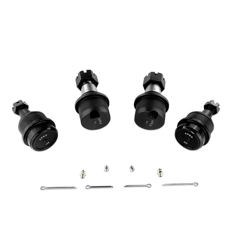 Apex Chassis Heavy Duty Ball Joint Kit Fits 14-19 RAM 2500/3500 Includes: 2 Upper & 2 Lower