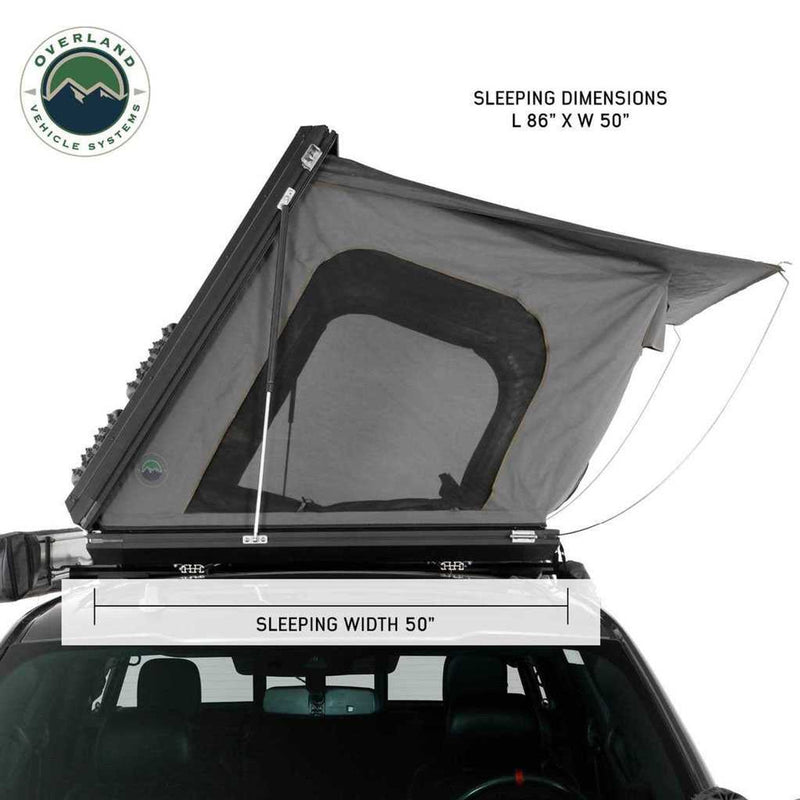 Aluminum Clam Shell Roof Top Tent Sidewinder Side Opening Overland Vehicle Systems