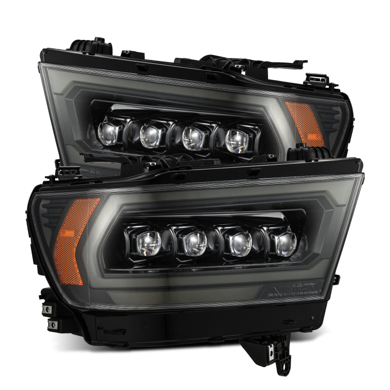 AlphaRex 19-23 Dodge Ram 1500 (No Clsc/Ltd/TRX) NOVA-Series LED Proj HL Alpha-Black (Converter Req.)