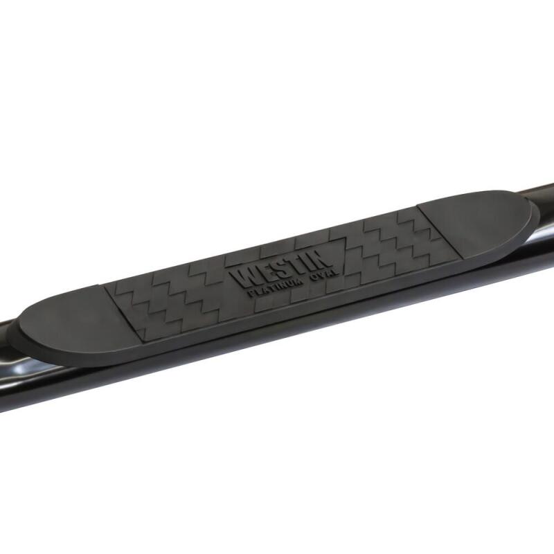 Westin 2005-2018 Toyota Tacoma Double Cab Platinum 4 Oval Nerf Step Bars - Black