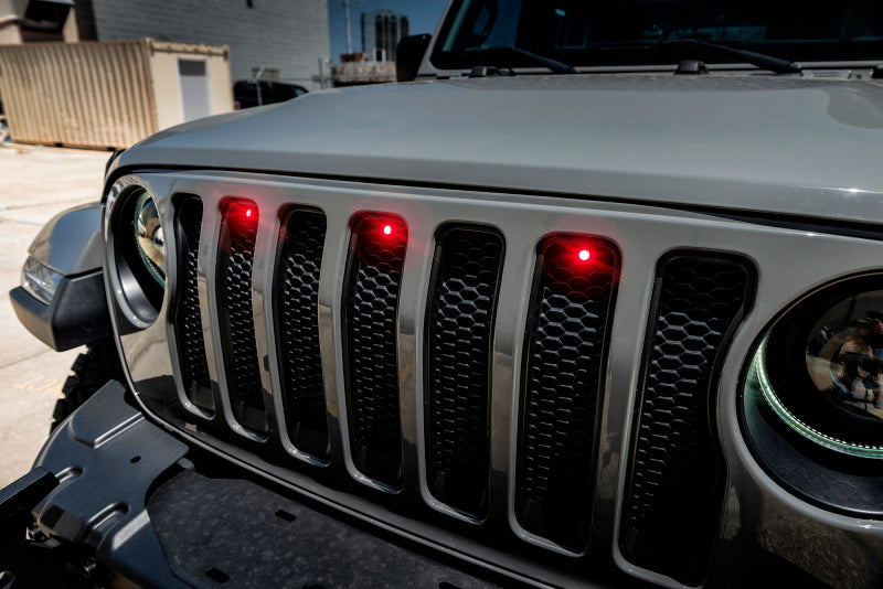 Oracle Pre-Runner Style LED Grille Kit for Jeep Gladiator JT - Red SEE WARRANTY