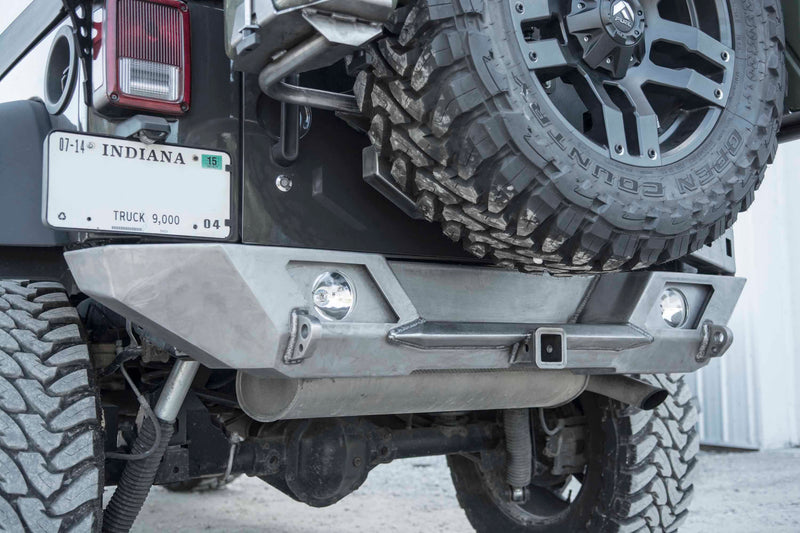 LOD JK Destroyer Shorty Rear Bumper w/ Tire Carrier 2007-2017