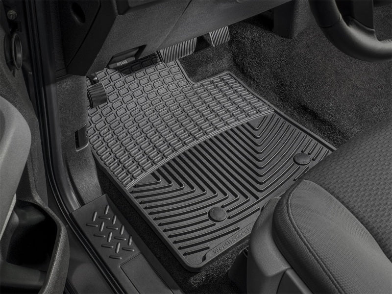 WeatherTech 12-13 Toyota Tacoma Front Rubber Mats - Black