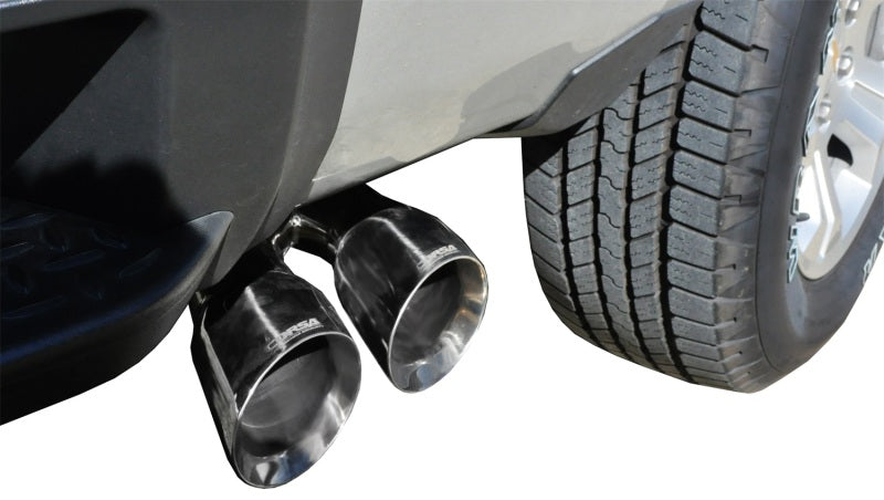 Corsa 14 GMC Sierra/Chevy Silv 1500 Reg. Cab/Std. Bed 5.3L V8 Polished Sport Single Side CB Exhaust