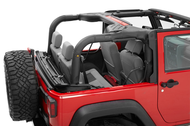 Bestop 54722-35 Supertop NX Soft Top with Tinted Windows without Doors for 07-18 Jeep Wrangler JK 2 Door