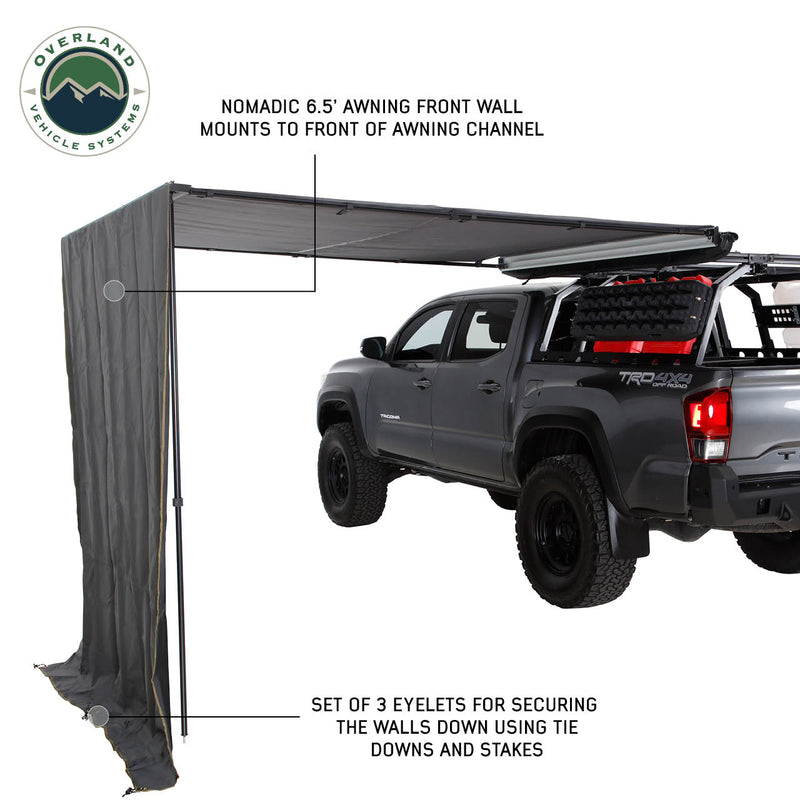 Nomadic 6.5 Foot Awning Shade Wall Overland Vehicle Systems