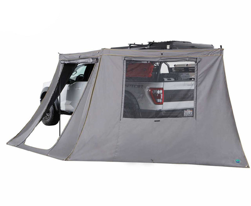 HD Nomadic 180 - LTE Awning Wall, Universal, Grey Body, Green Trim W/Storage Bag