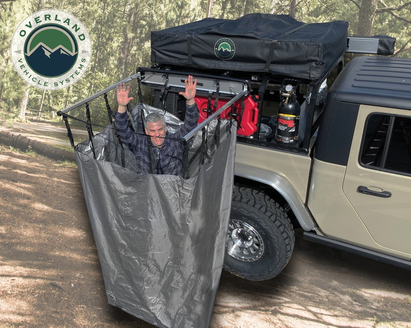 Nomadic Quick Deploying Shower Overland Vehicle Systems