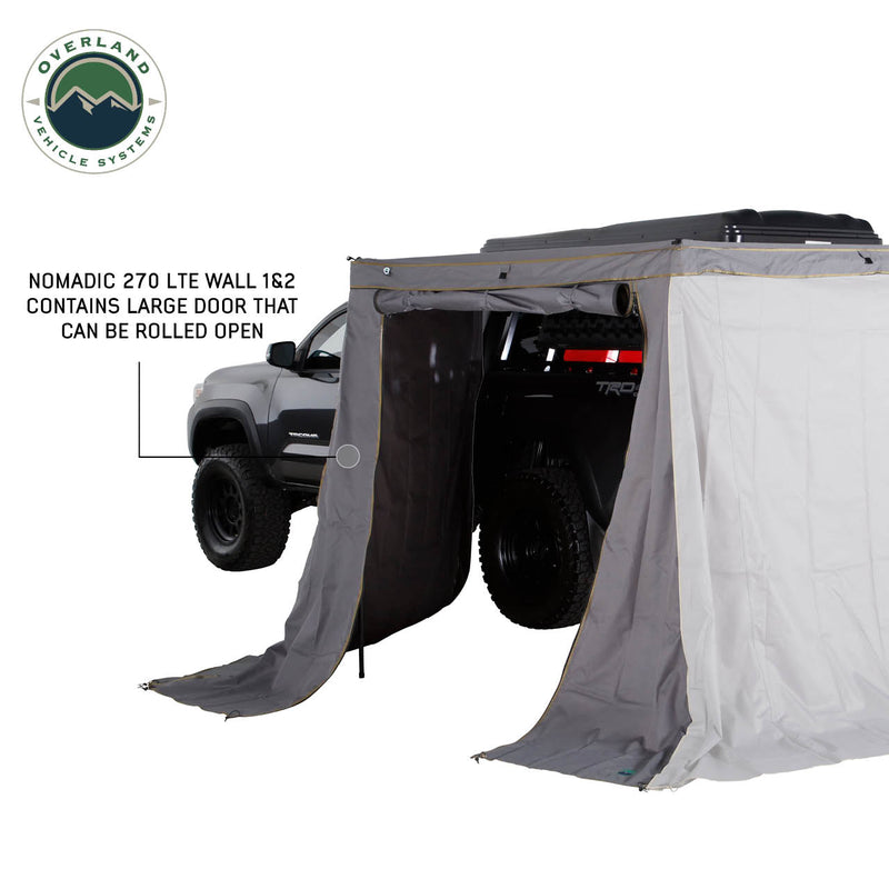 Nomadic 270LTE Driver Side Walls 1 and 2 Overland Vehicle Systems