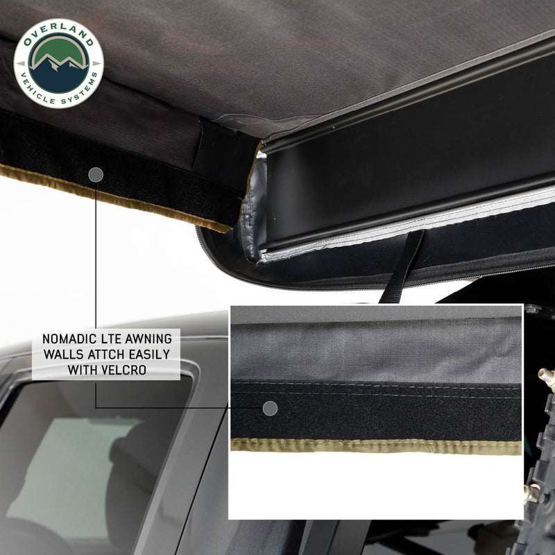 Nomadic 270LTE Driver Side Walls 1 and 2 Overland Vehicle Systems