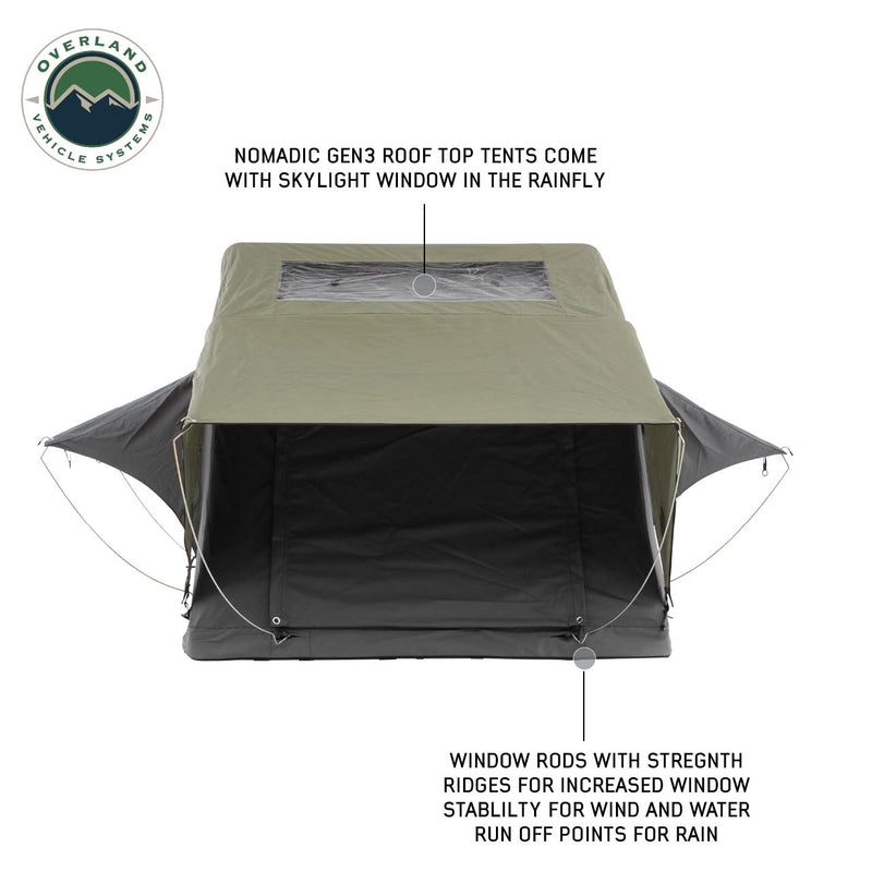 Nomadic 3 Standard Roof Top Tent Overland Vehicle Systems