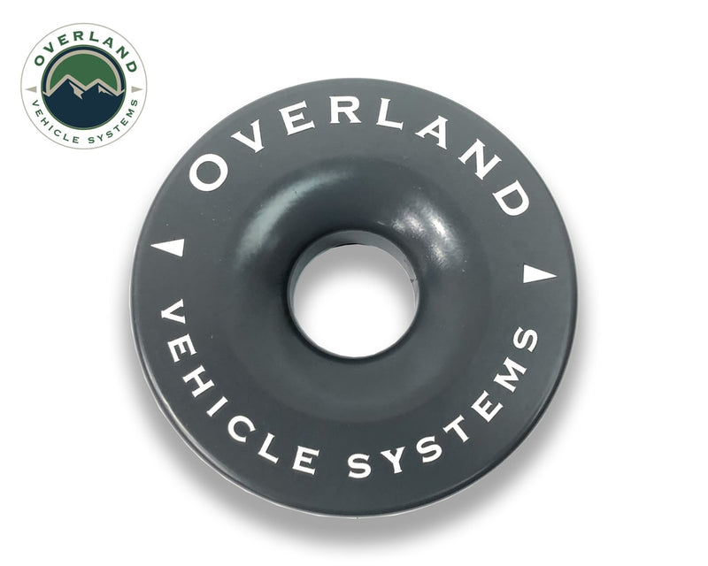 Recovery Ring 4.00 Inch 41,000 LBS Gray With Storage Bag Universal Overland Vehicle Systems