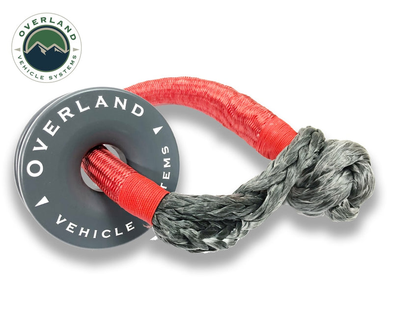 Recovery Ring 4.00 Inch 41,000 LBS Gray With Storage Bag Universal Overland Vehicle Systems