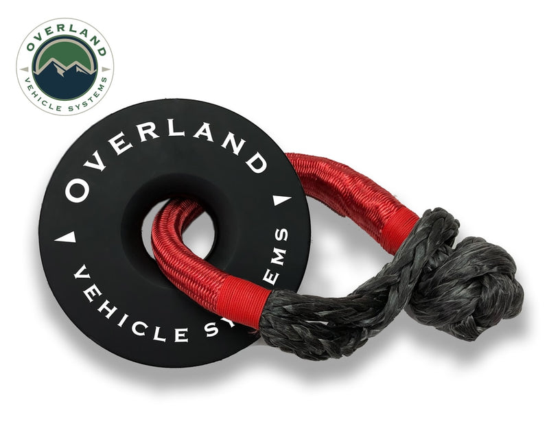 Recovery Ring 6.25 Inch 45,000 LBS Black With Storage Bag Universal Overland Vehicle Systems