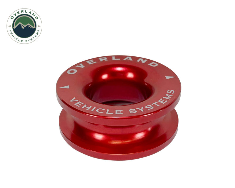 Recovery Ring 2.5 Inch 10,000 lb. Red With Storage Bag Overland Vehicle Systems