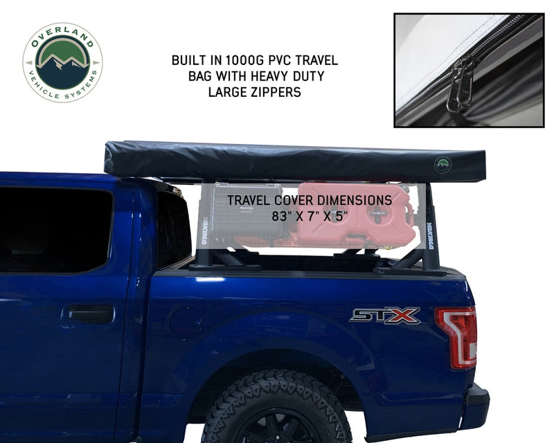 Nomadic 270 LT Driver Side Awning With Bracket Kit Overland Vehicle Systems