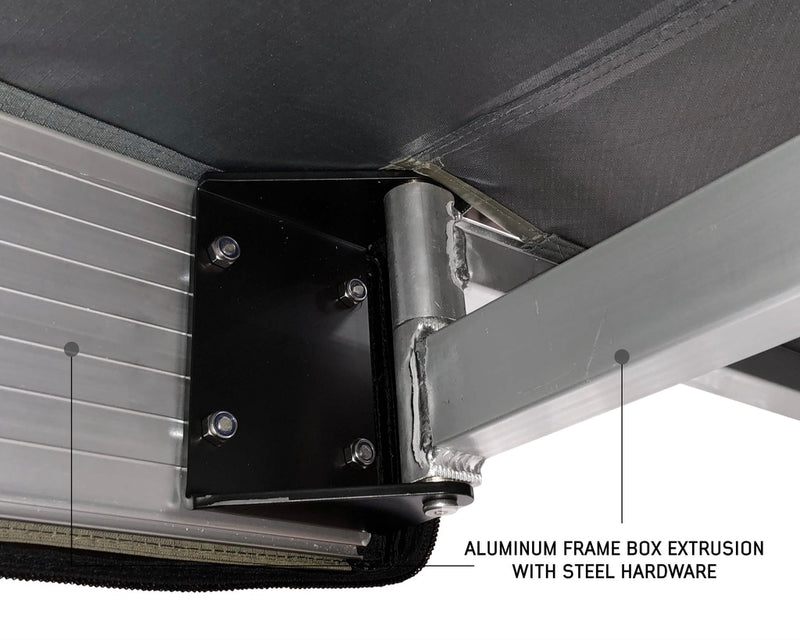 Nomadic 270 LT Driver Side Awning With Bracket Kit Overland Vehicle Systems