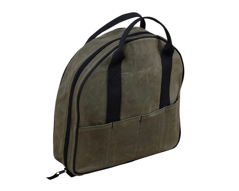 Jumper Cable Bag 16 Lb Waxed Canvas Overland Vehicle Systems