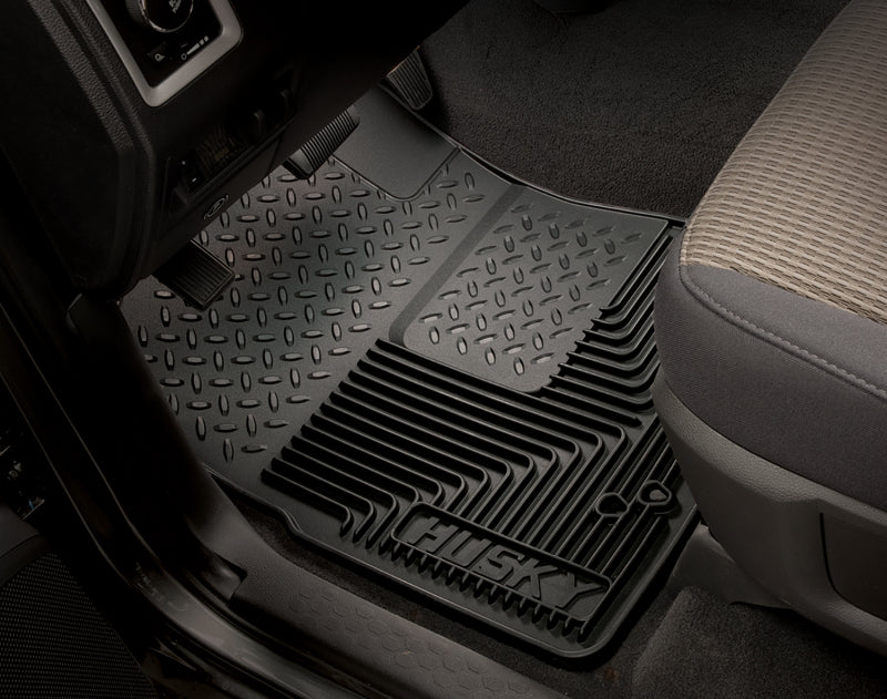 Husky Liners 07-12 GM Silverado/Sierra/Tahoe/Yukon/Escalade Heavy Duty Black Front Floor Mats