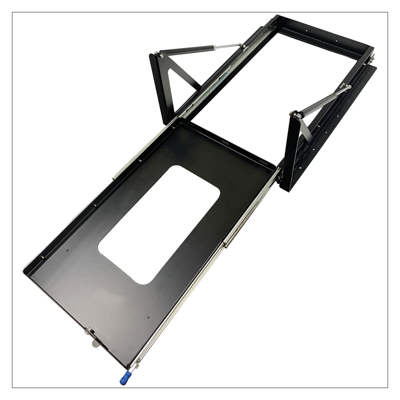 Refrigerator Tray With Slide and Tilt Size Small Overland Vehicle Systems