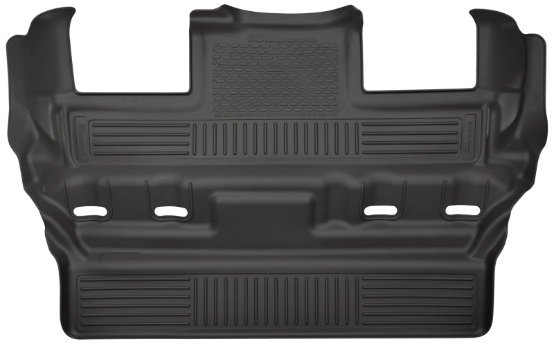 Husky Liners 2015 GM Escalade/Tahoe/Yukon WeatherBeater Black 3rd Seat (Bucket 2nd) Floor Liner