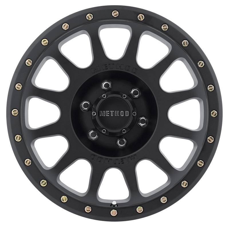 Method MR305 NV 20x10 -18mm Offset 6x5.5 108mm CB Matte Black Wheel