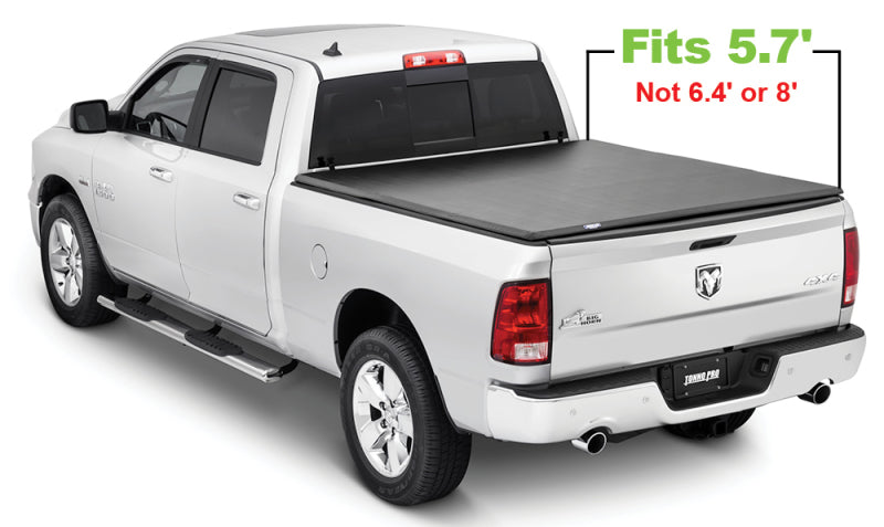 Tonno Pro 09-19 Dodge RAM 1500 5.7ft Fleetside Tonno Fold Tri-Fold Tonneau Cover