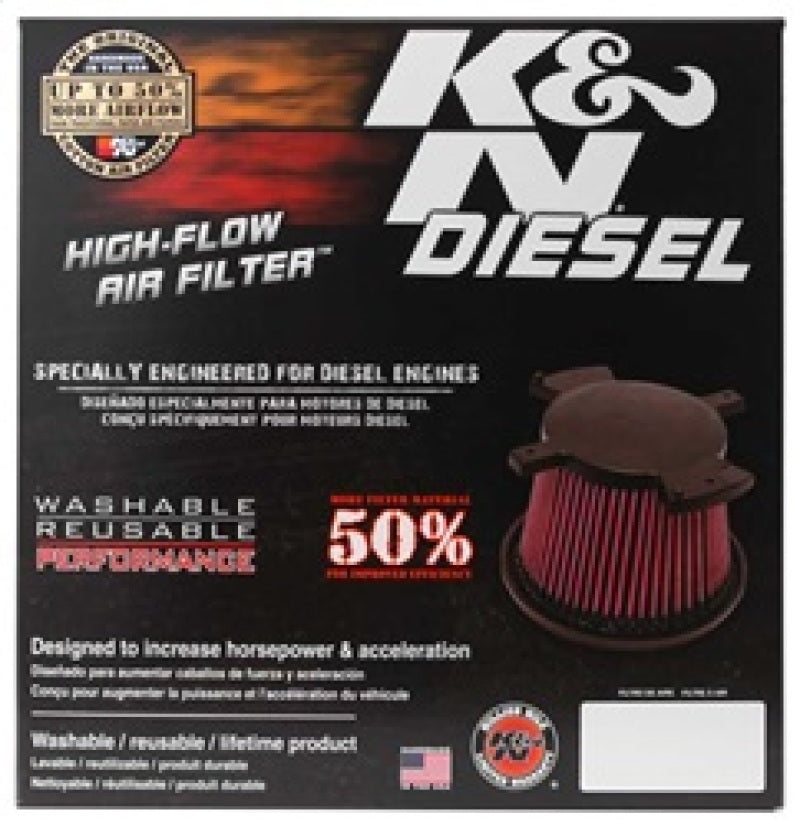 K&N 06 Chevrolet Duramax 6.6L-V8 DSL Drop In Air Filter